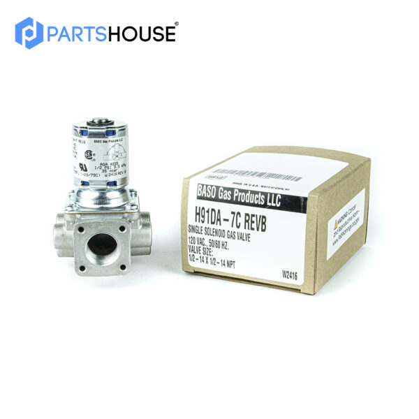 Baso H91DA-7C REVB Válvula solenoide de 1/2" a 120 V