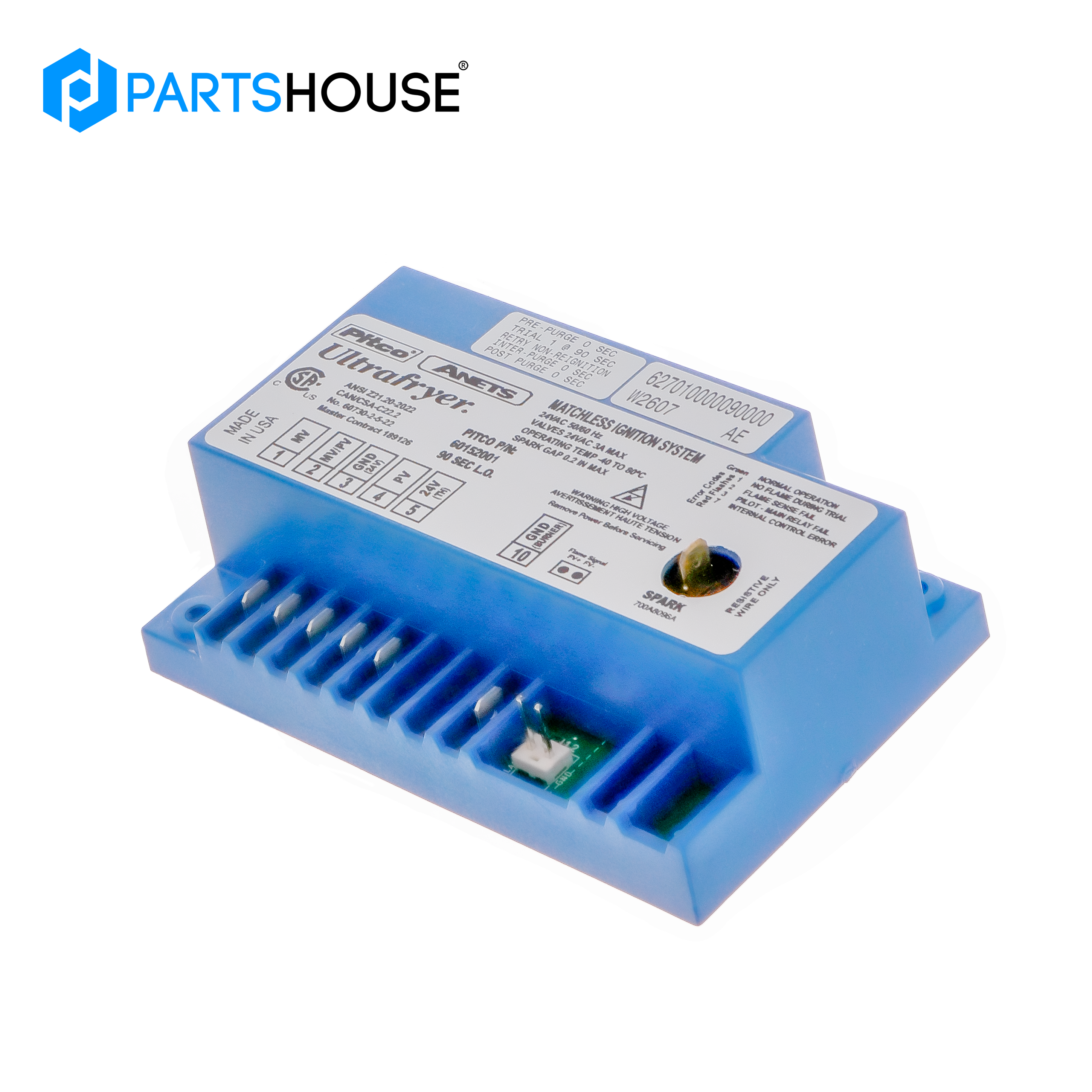 Pitco 60152001 Módulo de encendido, 24 Vac